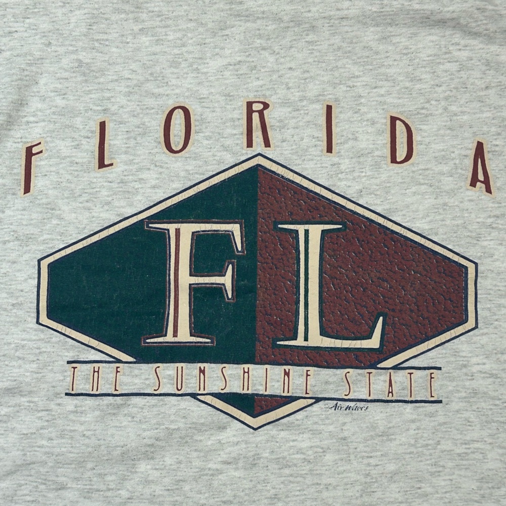 vintage cropped florida tshirt - Picture 2 of 2